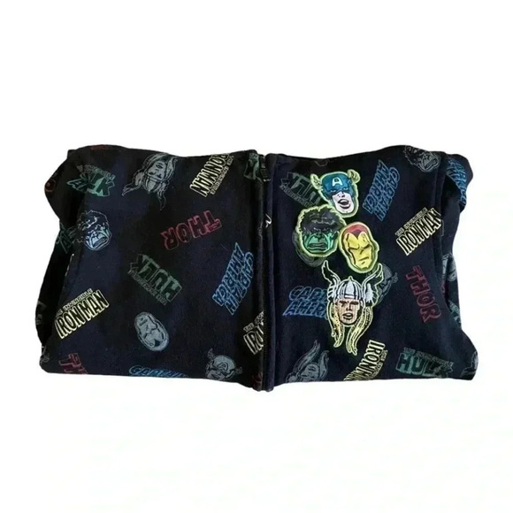 Marvel zip up jacket & hood. Thor captain America Hulk Ironman SZ 5 - Picture 7 of 10